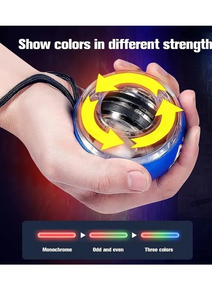QSHOP - Self Starting Gyroscope Ball for Wrist Arm and Finger Strength Training Self Starting Ball Finger Grip Strength Training Stress Relief - Image 1