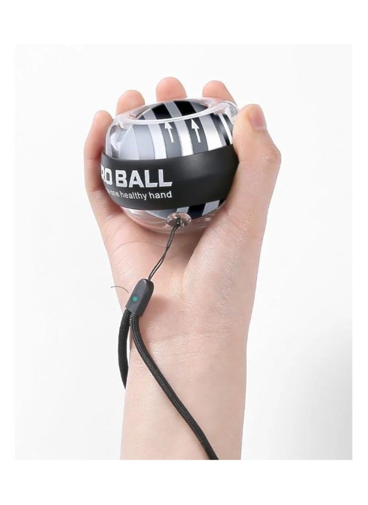 QSHOP - Self Starting Gyroscope Ball for Wrist Arm and Finger Strength Training Self Starting Ball Finger Grip Strength Training Stress Relief - Image 1