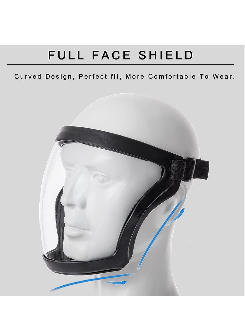 Excefore Super Protective Anti-Fog Face Shield, Unisex Hd Transparent Full Face shield, Reusable Eye, Nose, Mouth Protection - Image 5