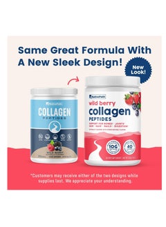 NativePath Wild Berry Collagen Peptides Premium Keto And Paleo Grassfed Pastureraised Protein Powder For Hair Skin Nails Bones Joints Digestion And More 20 Servings No Gluten Or Dairy  - Image 2