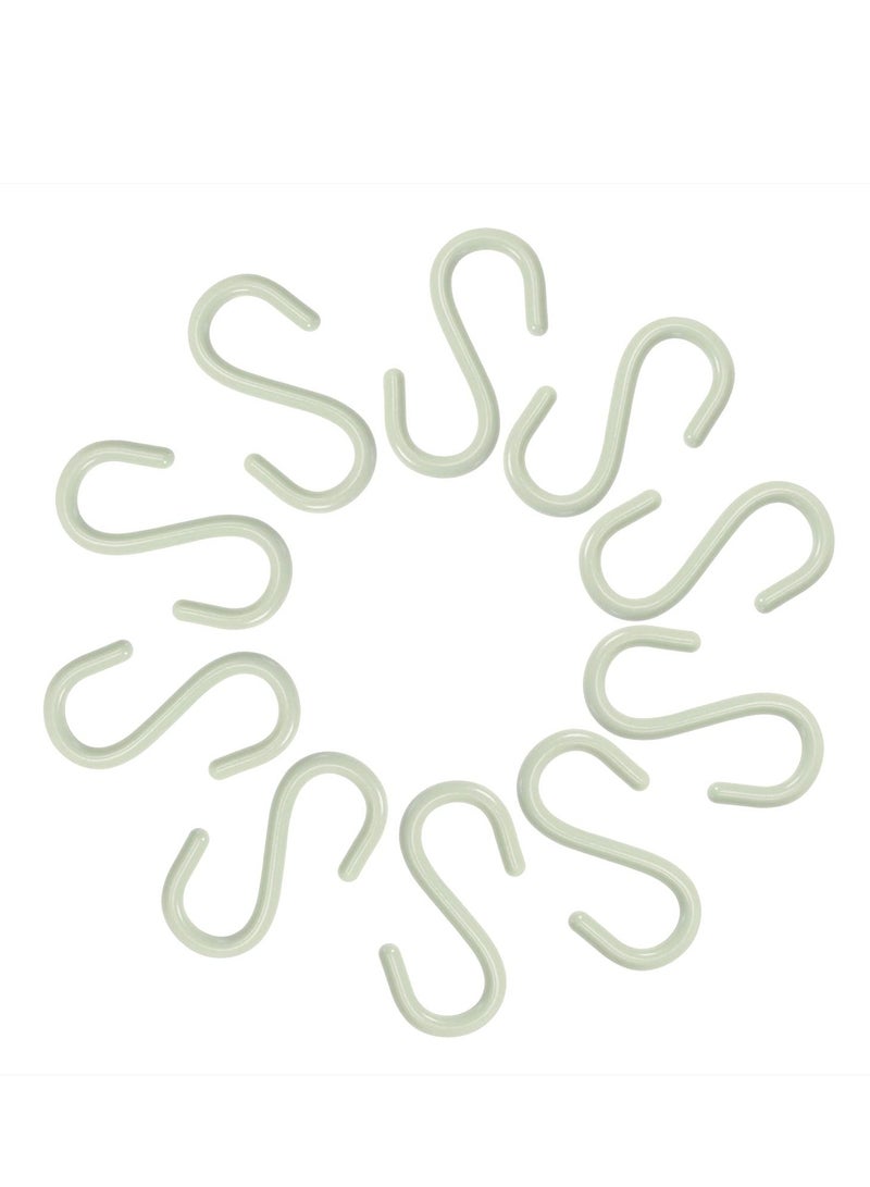 KNP KNP Small Plastic S-Hook is a lightweight yet durable hanging solution designed for organizing and securing items in homes, kitchens, offices, and outdoor spaces.  - Image 1