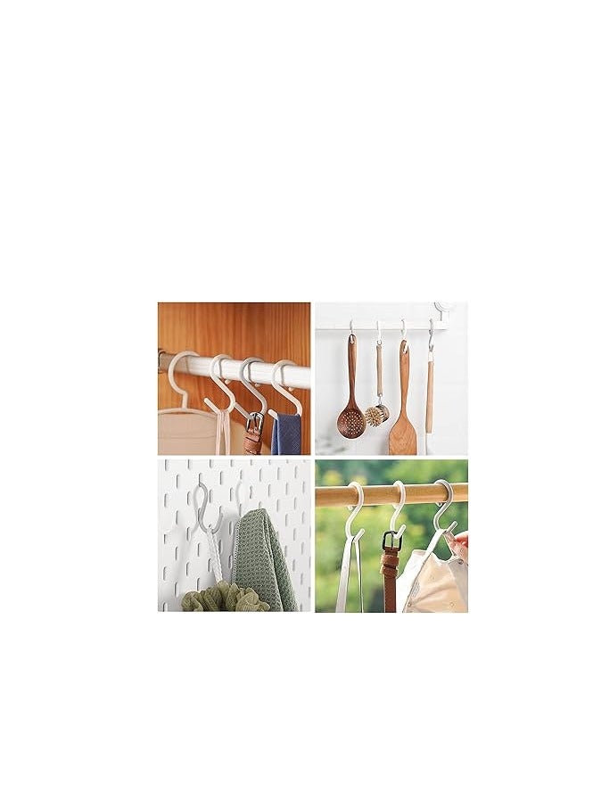 KNP KNP Small Plastic S-Hook is a lightweight yet durable hanging solution designed for organizing and securing items in homes, kitchens, offices, and outdoor spaces.  - Image 2