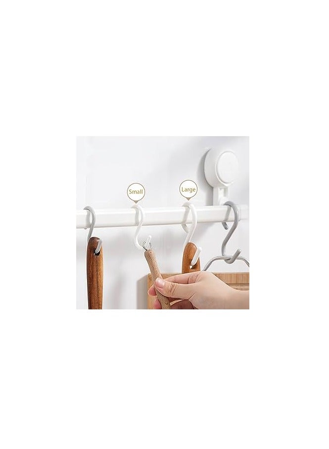 KNP KNP Small Plastic S-Hook is a lightweight yet durable hanging solution designed for organizing and securing items in homes, kitchens, offices, and outdoor spaces.  - Image 3