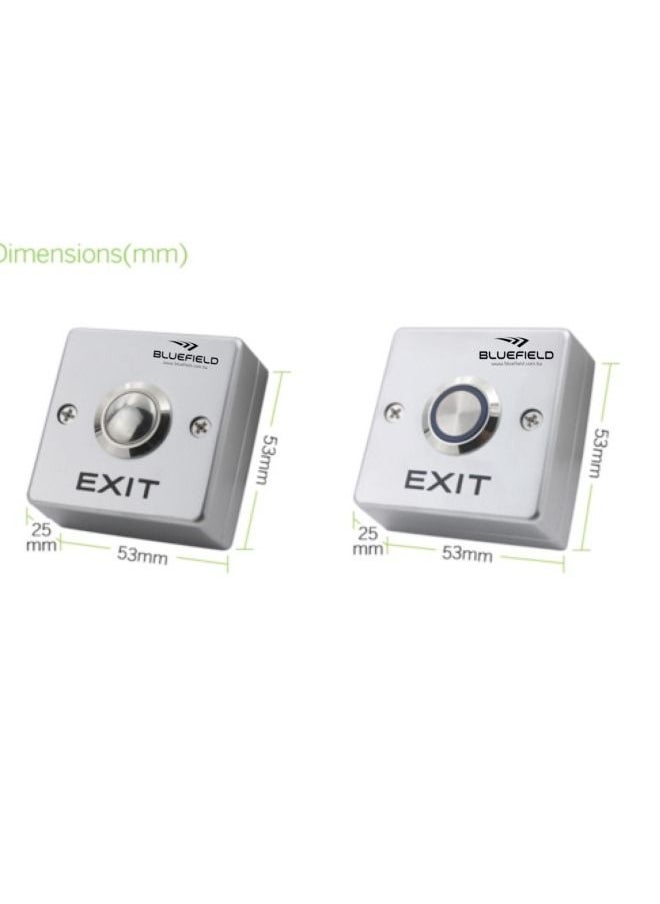 Bluefield - Door Exit Button 2×2 Vandal Proof Outdoor - Image 1
