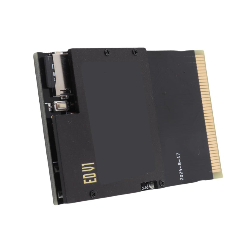 PC Engine TurboGrafx 16 Flash Card 1000 Games 8GB Memory NTSC PAL Black Gold - Image 3