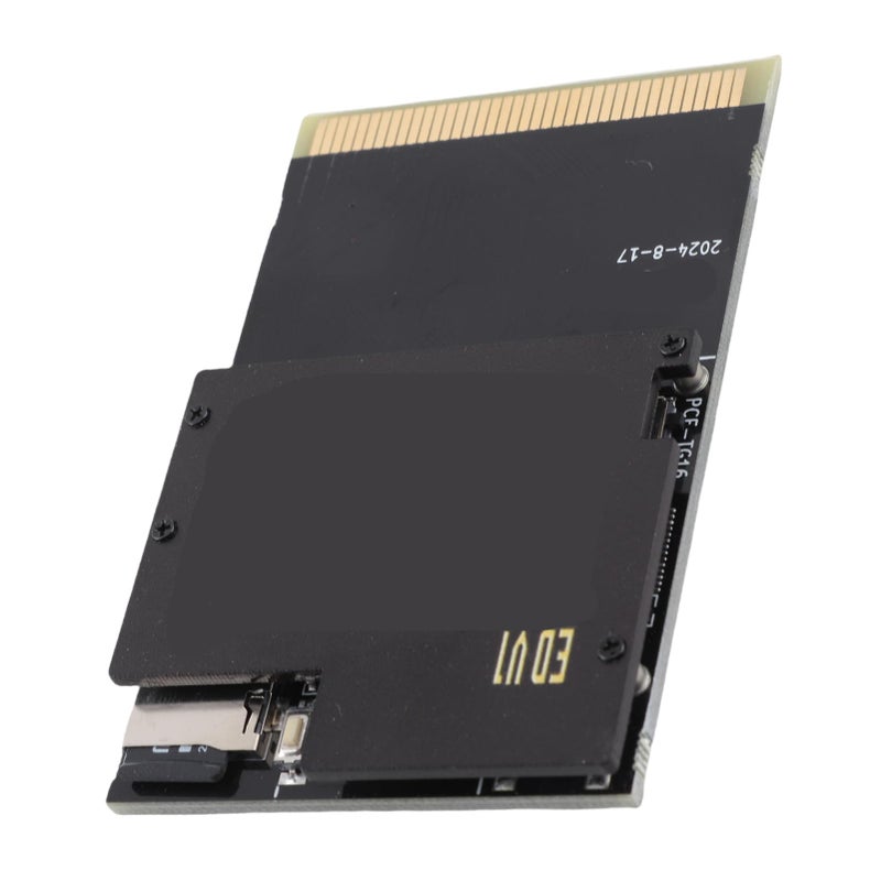 PC Engine TurboGrafx 16 Flash Card 1000 Games 8GB Memory NTSC PAL Black Gold - Image 4
