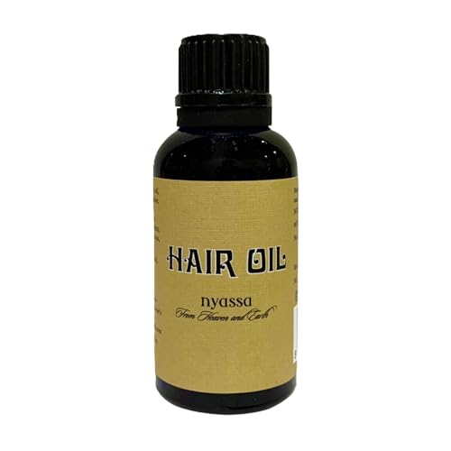 Nyassa Hair Oil 30 ml|Essential oils, Cold pressed oils and Herbal ingredients|For healthy hair|No Parabens,Sulfates,Silicons.Cruelty free - Image 1