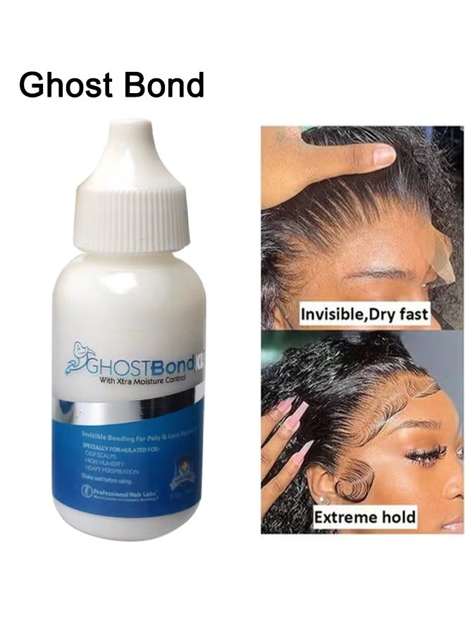 جوست بوند Professional Hair Labs لاصق شعر مستعار بغراء الشعر Ghost Bond ، XL ، 1.3 أونصة (38 مل)  - Image 1