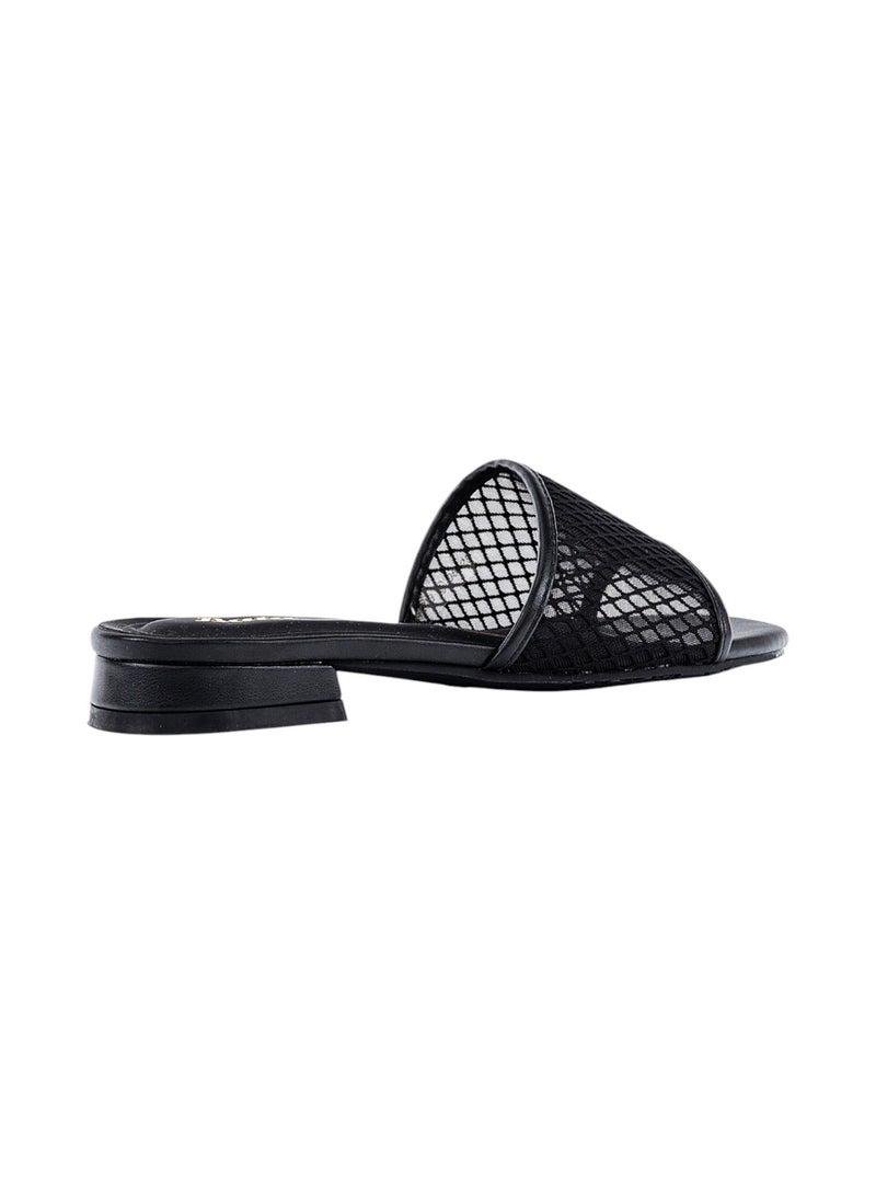 Bata Mesh Low Heel Sandals - Image 3