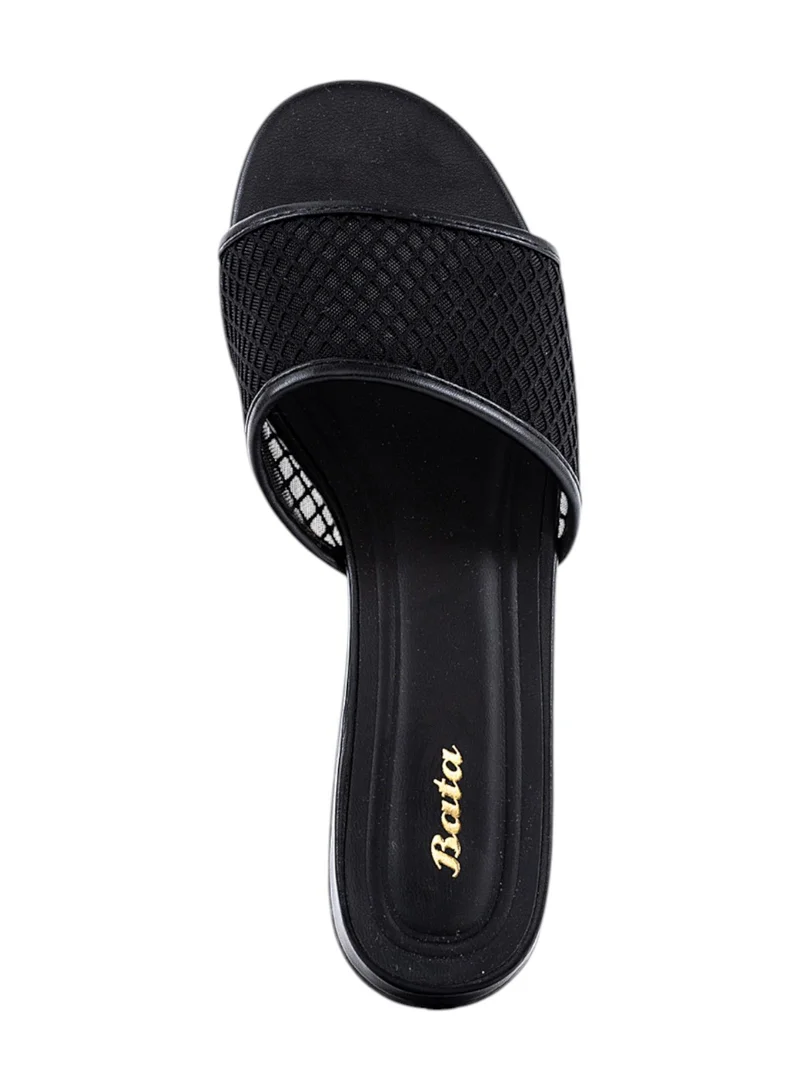 Bata Mesh Low Heel Sandals