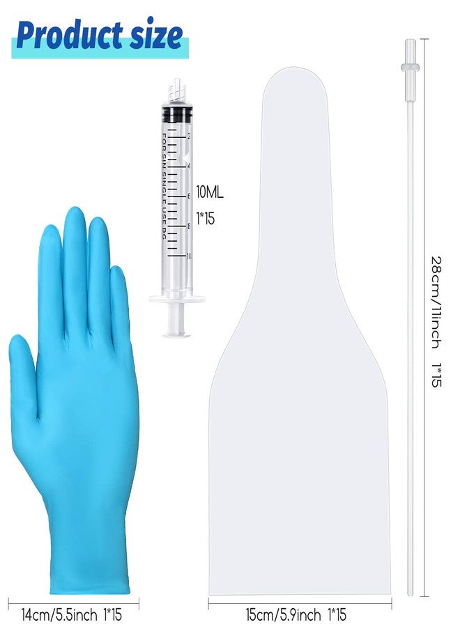 Weewooday 15 Set AI Artificial Insemination Dog Breeding Kit Canine Breeding Kit Dog Semen Collection Bag Disposable Artificial Insemination Pet Supplies (White,27.5 cm) - Image 2