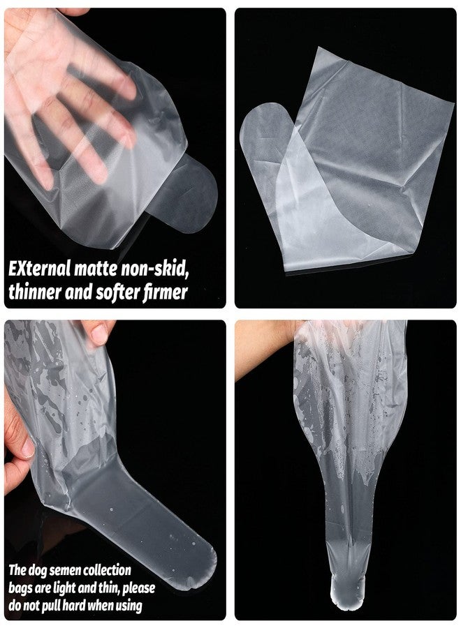 Weewooday 15 Set AI Artificial Insemination Dog Breeding Kit Canine Breeding Kit Dog Semen Collection Bag Disposable Artificial Insemination Pet Supplies (White,27.5 cm) - Image 4