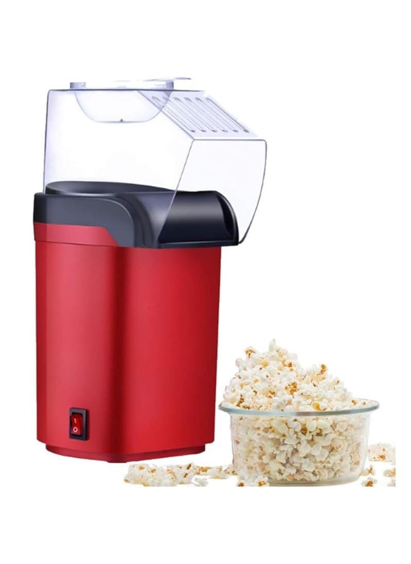 Drumstone - Drumstone Special 10 Years Warranty Mini Hot Air Popcorn Machine OilFree Portable Snack Maker with Automatic Operation 1200W Power 1L Capacity Available in Red and Black - Image 1