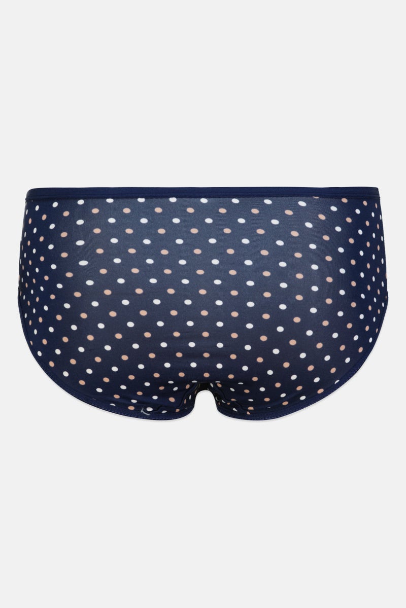 Kathy Ireland Women 5 Pieces Allover Print Panties, Multicolor  - Image 3