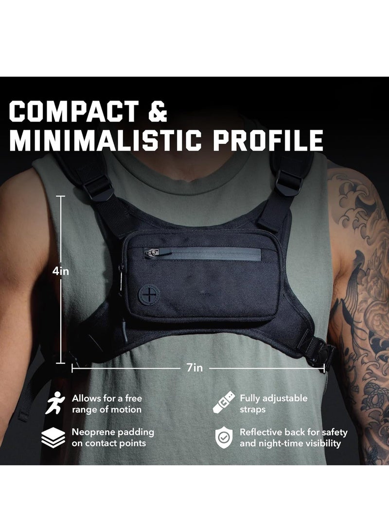 Generic Water Resistant Pack Running Vest for Workouts Running Phone Holder Extra Storage Lightweight Running Pack - Image 3