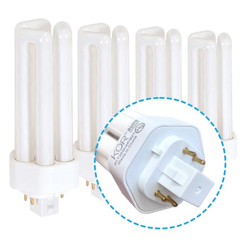 KOR (4 Pack) K20788 - PL26W/3U/4P/841 - Compact Fluorescent Plug-in - T4 - Triple Tube - 26 Watt - 4-Pin (GX24q-3) - 4,100 Kelvin (Cool White) - Image 1