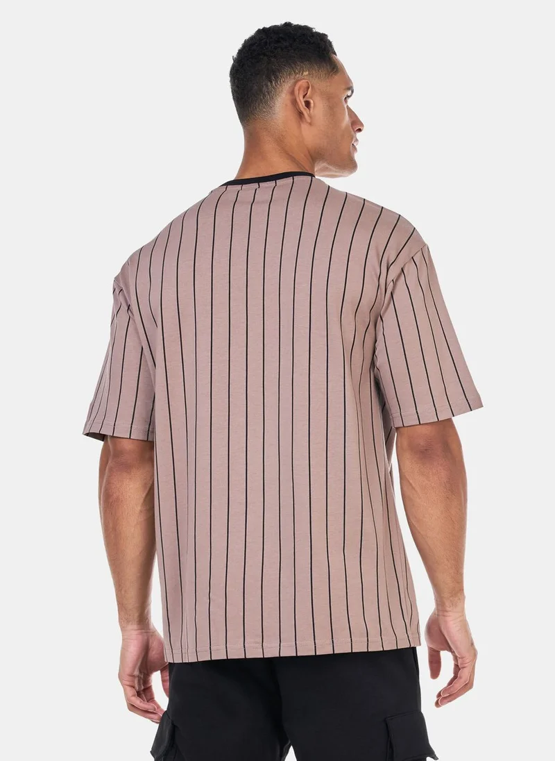 NEW ERA Men's Pinstripe T-Shirt