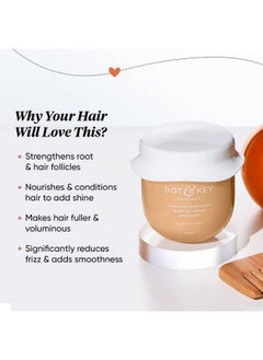 Dot & Key Pea Peptide Strengthening Moringa & Argan Hair Mask 200Ml  - Image 3