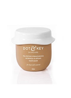 Dot & Key Pea Peptide Strengthening Moringa & Argan Hair Mask 200Ml  - Image 2