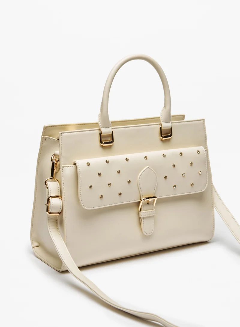 Flora Bella By Shoexpress Womens Embellished Tote Bag By Shoexpress