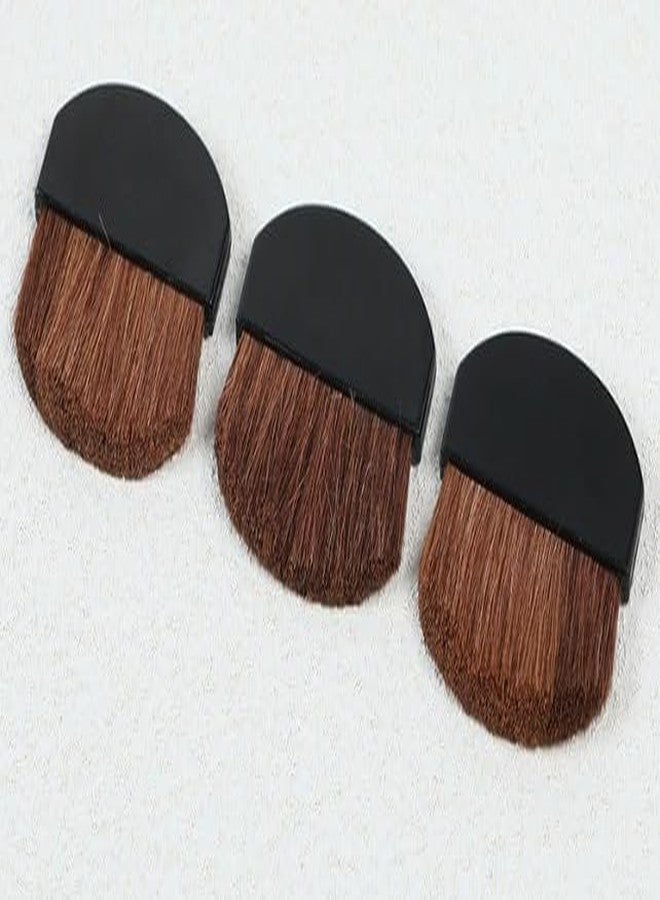 GOUDOGEDC Mini Powder Blush Brush, 2Pcs Small Makeup Brush Facial Makeup Brush, Blush Brushes, Makeup Brushes and Tools - Image 5