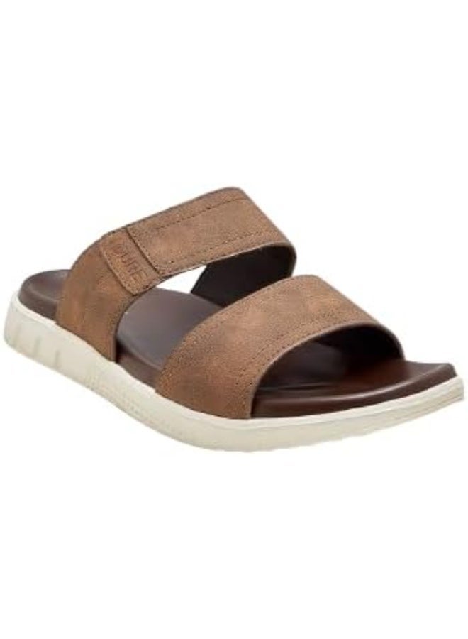 NDure Men's Refined Summer Flats - Lightweight Comfortable Slip-On Sandals - Image 1