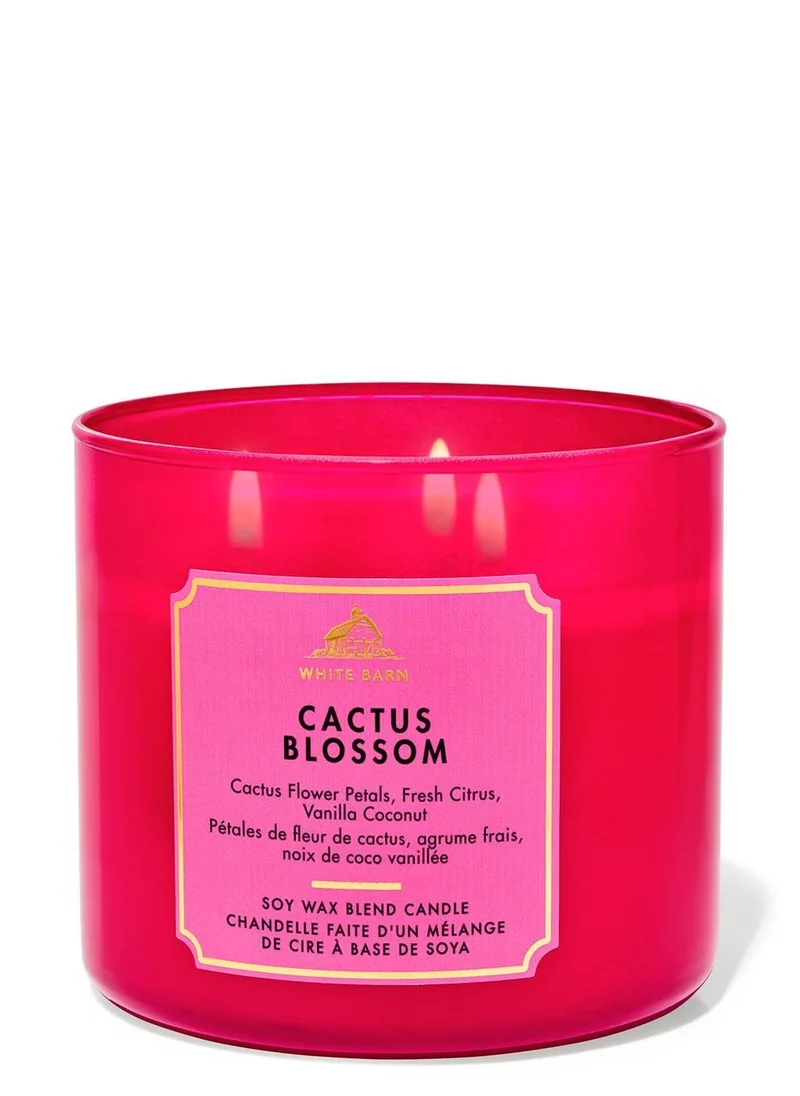 Bath & Body Works Cactus Blossom 3-Wick Candle