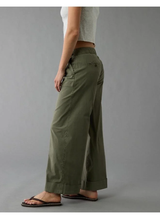 American Eagle AE Poplin Pull-On Pant