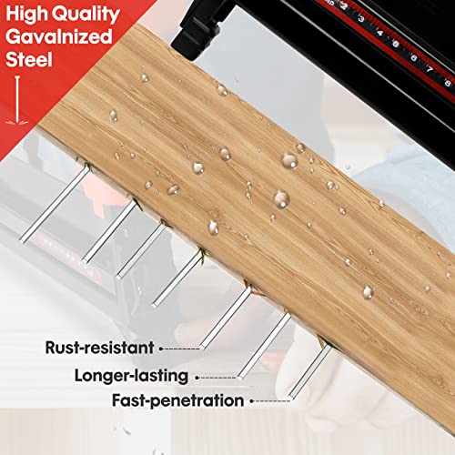 SHALL 16 Gauge Finish Nails, 2000-Count (1-1/4, 1-1/2, 2, 2-1/2 Inch) 16GA Galvanized Finishing Nails Assorted, Nail Gun Nails & Small Finishing Nails Assortment for Pneumatic, Electric Finish Nailer - Image 5
