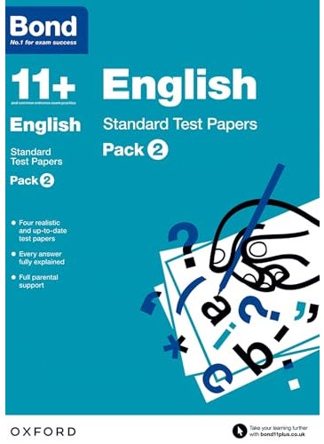 Bond 11 English Standard Test Papers Ready For The 2024 Exam For 11 Gl Assessment And Entrance 