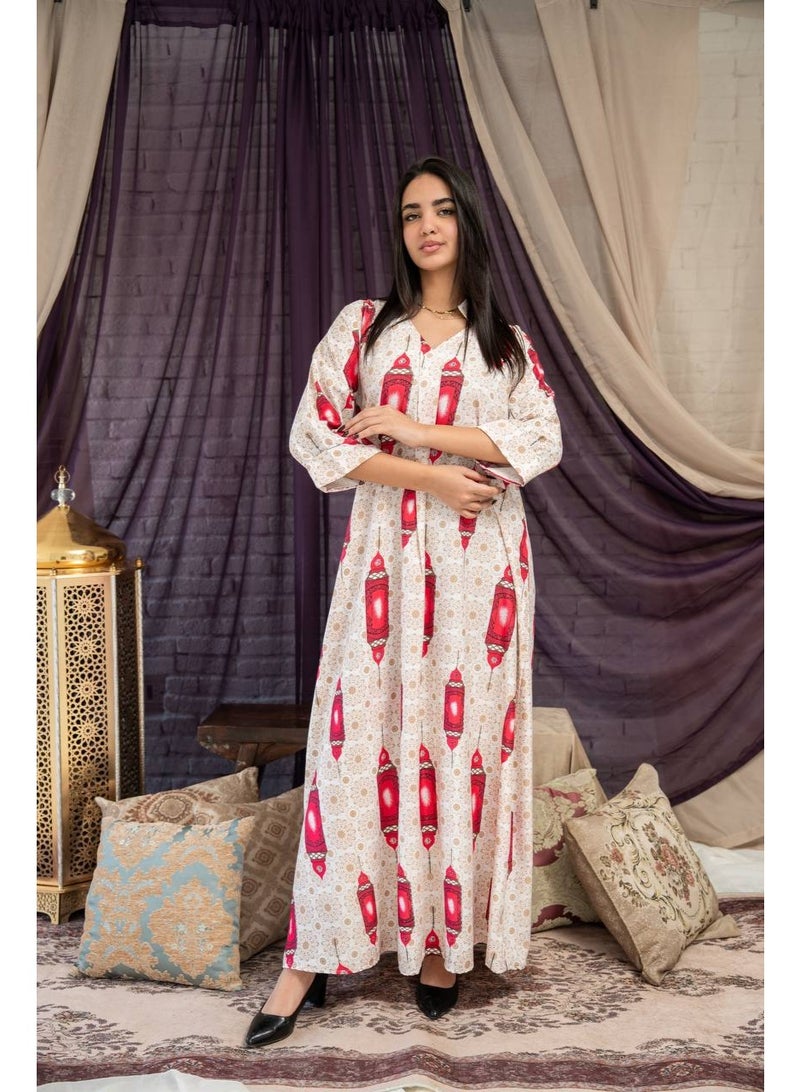 High-quality Egyptian cotton galabiyas with an elegant design