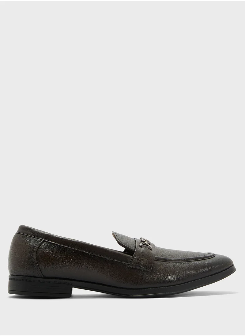 Robert Wood Genuine Leather Formal Slip Ons