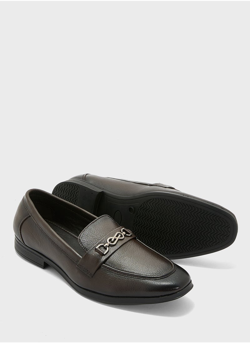 Robert Wood Genuine Leather Formal Slip Ons  - Image 3