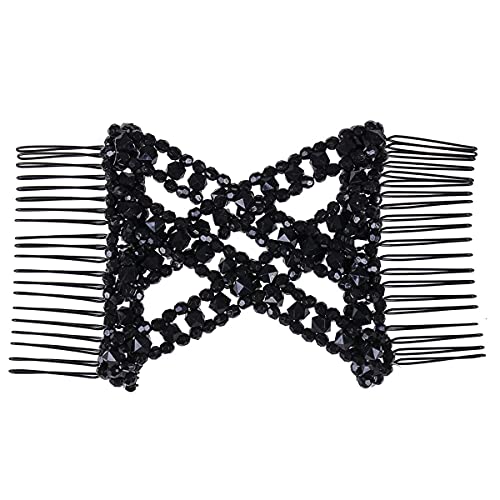 FXQHAN Easy Stretchable Combs, Lady Women Hair Combs, Double Clips Comb, 2-count - Image 3