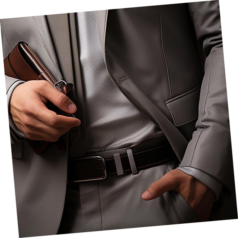 Black Durable PU Belt Keepers Strap Organizers Belt Loops Back Strap Retainers Outdoor Accessories - Image 5
