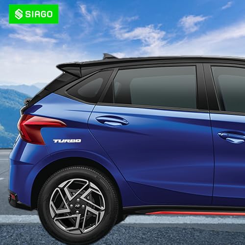 SIAGO SIA285 Premium Turbo Metal Car Sticker - Durable & Stylish Auto Emblem for Vehicles - Customizable Designs - Easy Installation - Weather-Resistant & Long-Lasting - Image 3