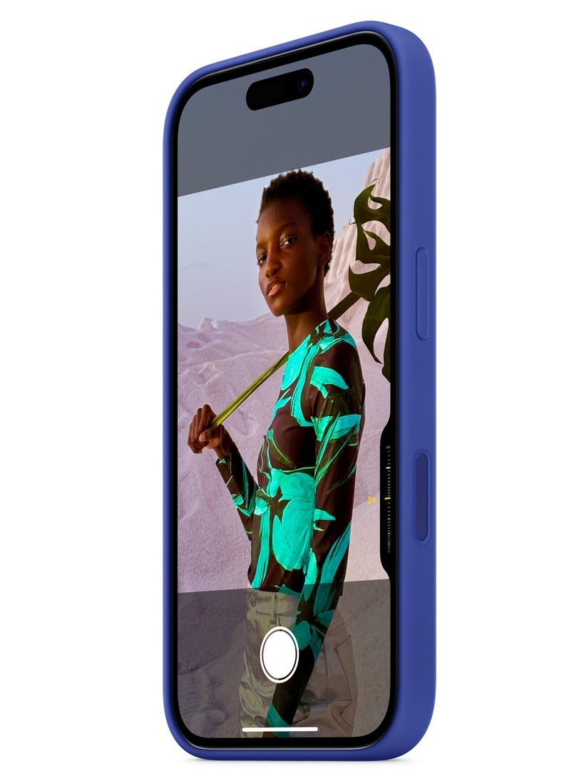 سيليكون غطاء حماية سيليكون لهاتف ايفون 16 مع MagSafe – الترامارين - Image 4