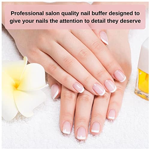TRITON Professional 4 Sided Colourful Art Nail Shiner Polisher Buffer Sand Filer, Smooth n Soft Manicure n Pedicure Buffing Tool for Home n Salon Use - Image 5