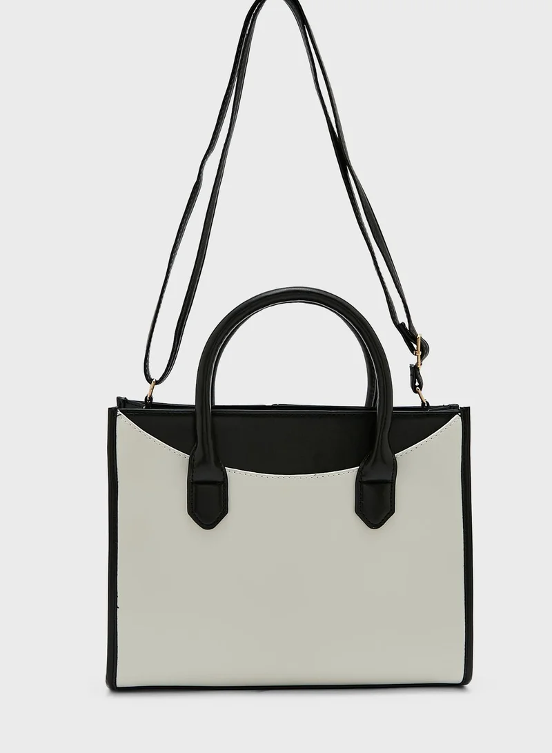 Ginger Monochrome Mini Satchel Bag