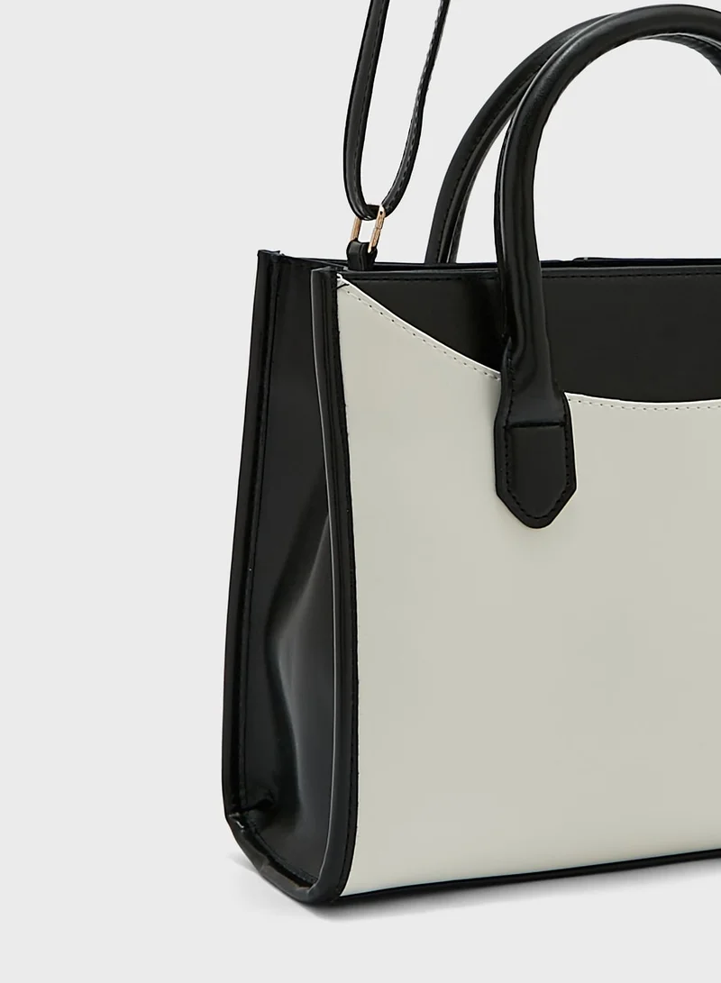 Ginger Monochrome Mini Satchel Bag