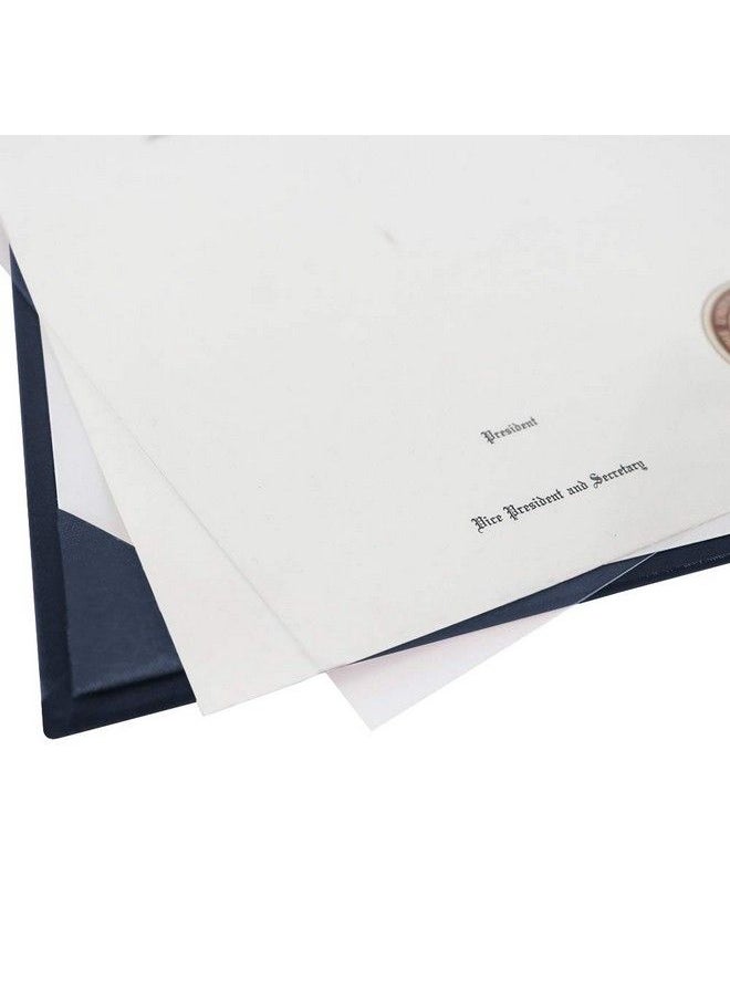 GraduationMall - Handcrafted Padded Diploma Cover 6" X 8" (Navy) - Image 1