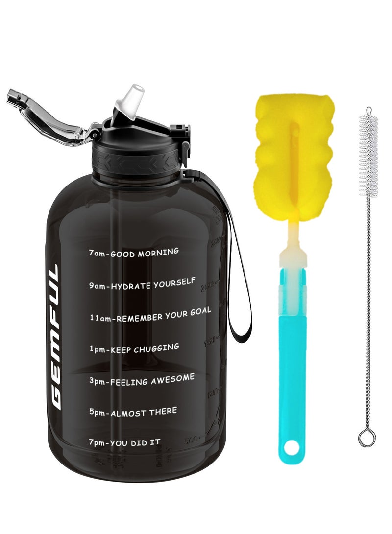 GEMFUL 3l Big Water Bottle with Handle Leakproof BPA Free Large Capacity Daily Drinks Jug for Gym Fitness Sport Outdoor - Image 1