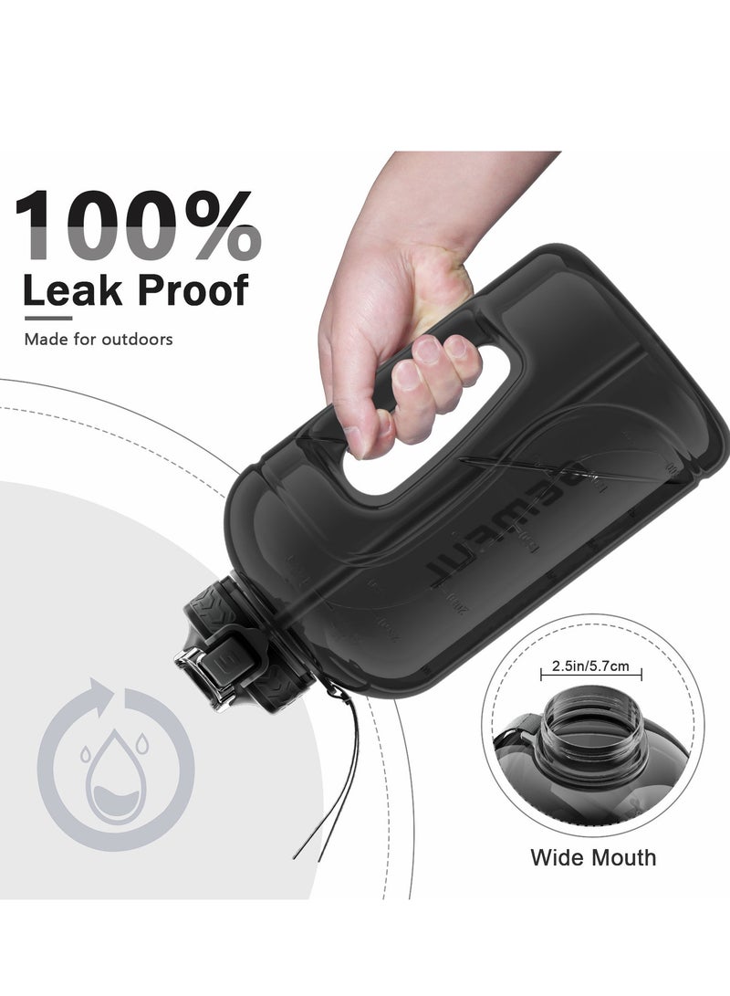 GEMFUL 3l Big Water Bottle with Handle Leakproof BPA Free Large Capacity Daily Drinks Jug for Gym Fitness Sport Outdoor - Image 5