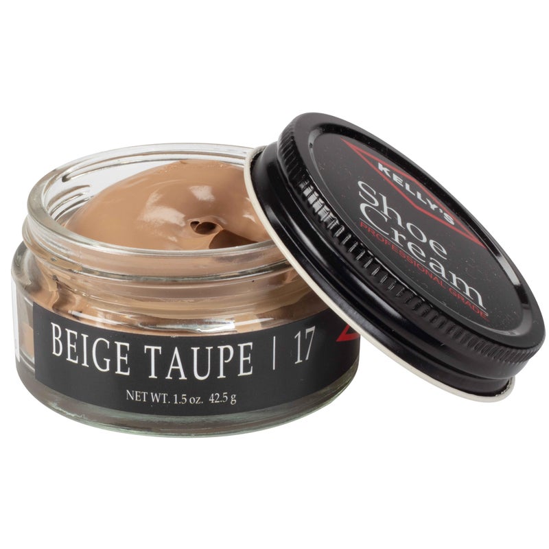 KELLYS Kelly's Beige Taupe Shoe Polish 1.5 oz - Professional Leather Shoe Cream - Image 1
