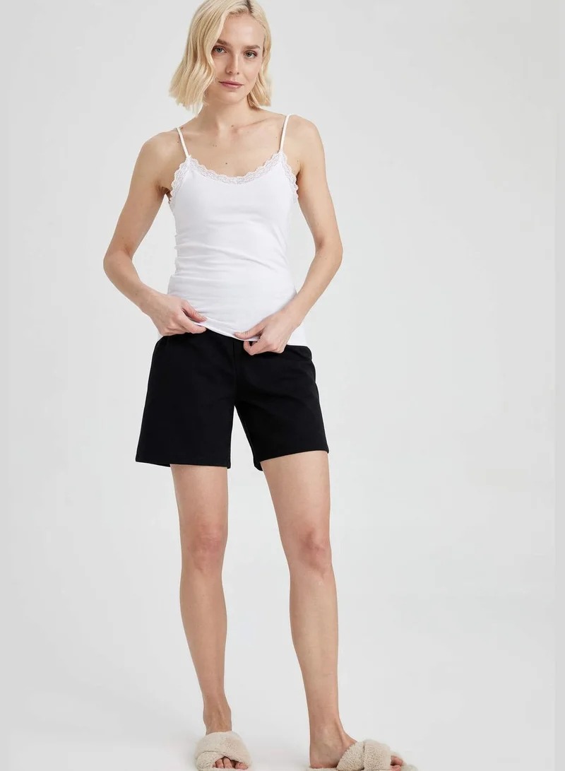 ديفاكتو Regular Fit Strappy Frill Detail Vest