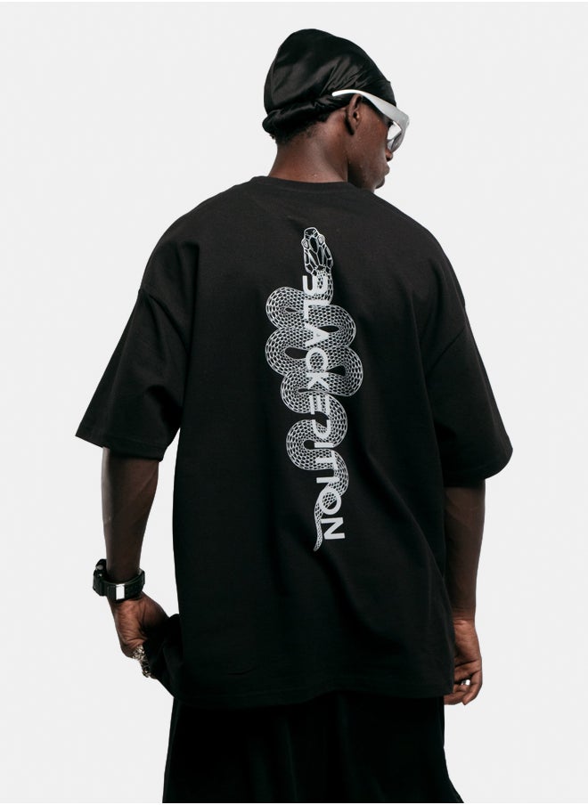 BLACK EDITION - UNISEX VIPER OVERSIZED T-SHIRT - Image 1