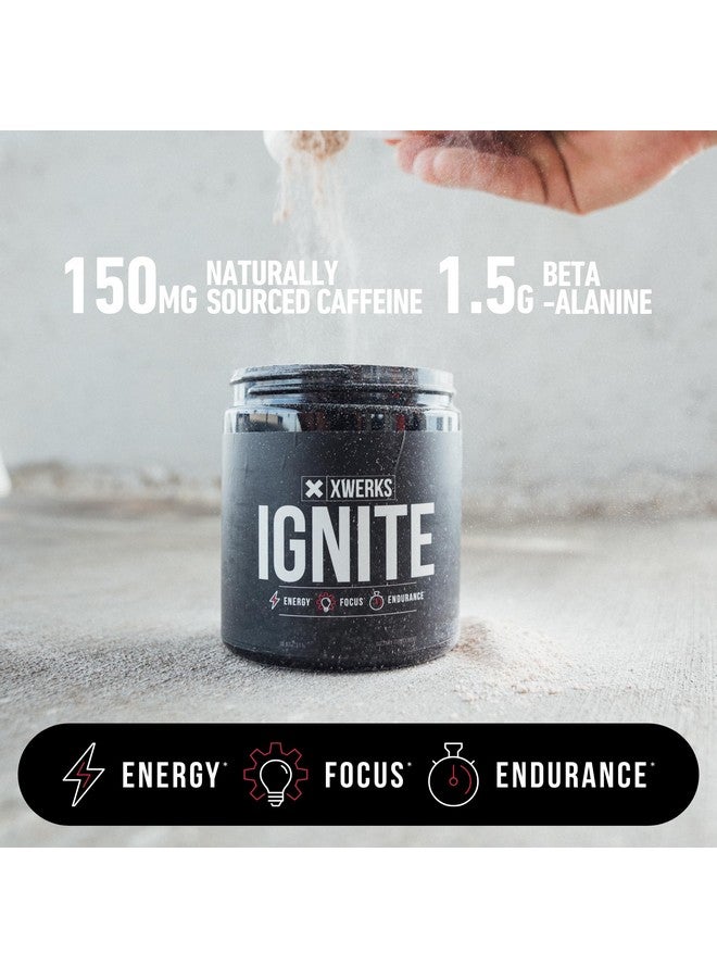 Xwerks Ignite Orange Pre Workout Powder - Best Natural Keto Pre-Workout For Women And Men With Explosive Energy - Gluten Free Preworkout Blend For Endurance And Stamina - 150 Mg Caffeine 30 Servings - Image 4