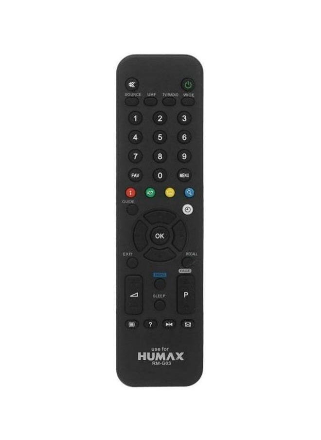 هيوماكس جهاز تحكم عن بعد لجهاز استقبال HD لـ Humax Gezira باللون الأسود 