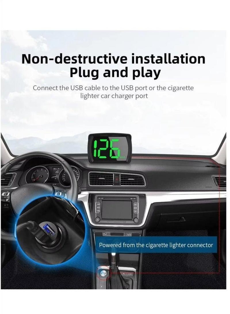 HUD High Definition Car Heads-Up Display Speedometer for Driving Safety Everyday Use - Image 2