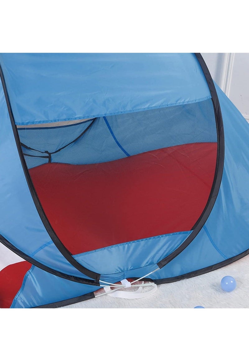 XICEN Kids Play Tent Foldable Shark Shaped Pop up Tent, Collapsible Tent Playhouse for Boys Girls, Indoor Outdoor Activity Center, Suitable for Beach Park Camping Party - Image 5